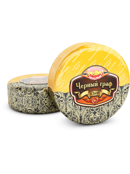 Сыр Черный граф 50%*8кг Кобрин Сыр Черный граф 50%*8кг Кобрин